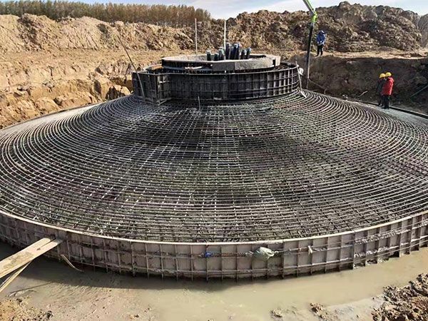 嶺縣龍鳳湖200mw風電制氫示范項目二期道路、風機基礎、箱變基礎及風機平臺施工